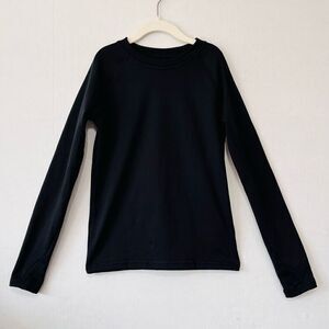 All In Motion Black Long Sleeve Top   Boys Sz M(8-10)